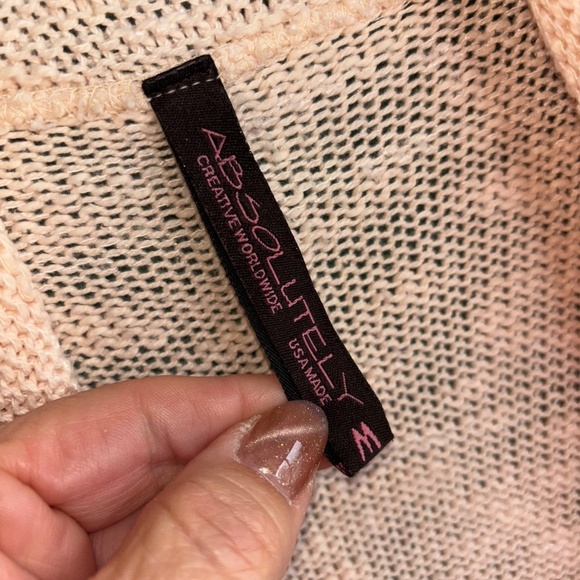 Absolutely medium peach color lightweight cardigan - Picture 2 of 4